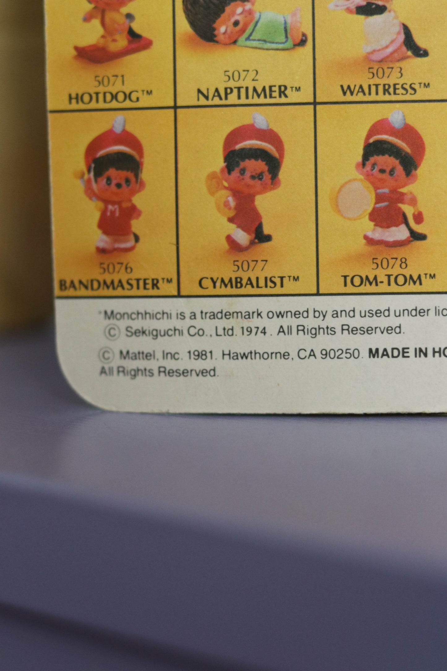 Vintage 80s Deadstock Monchhichi Collectible Trinket (Snuggler)
