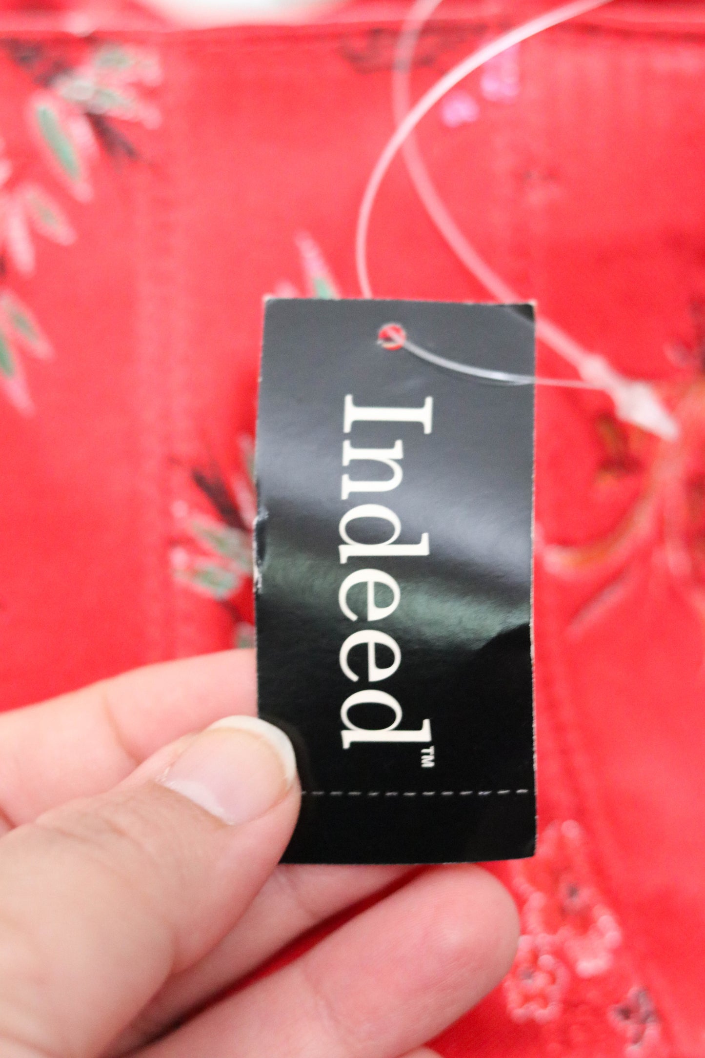 2000s Deadstock Red Floral Bustier Purse (A)
