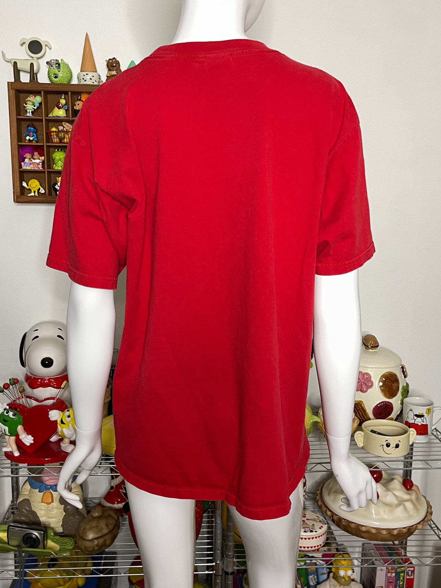 2000s Snoopy & Woodstock Holiday Graphic Tee Sz L