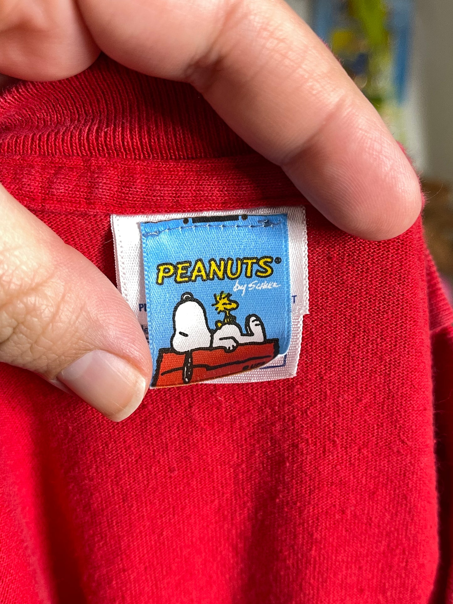 2000s Snoopy & Woodstock Holiday Graphic Tee Sz L