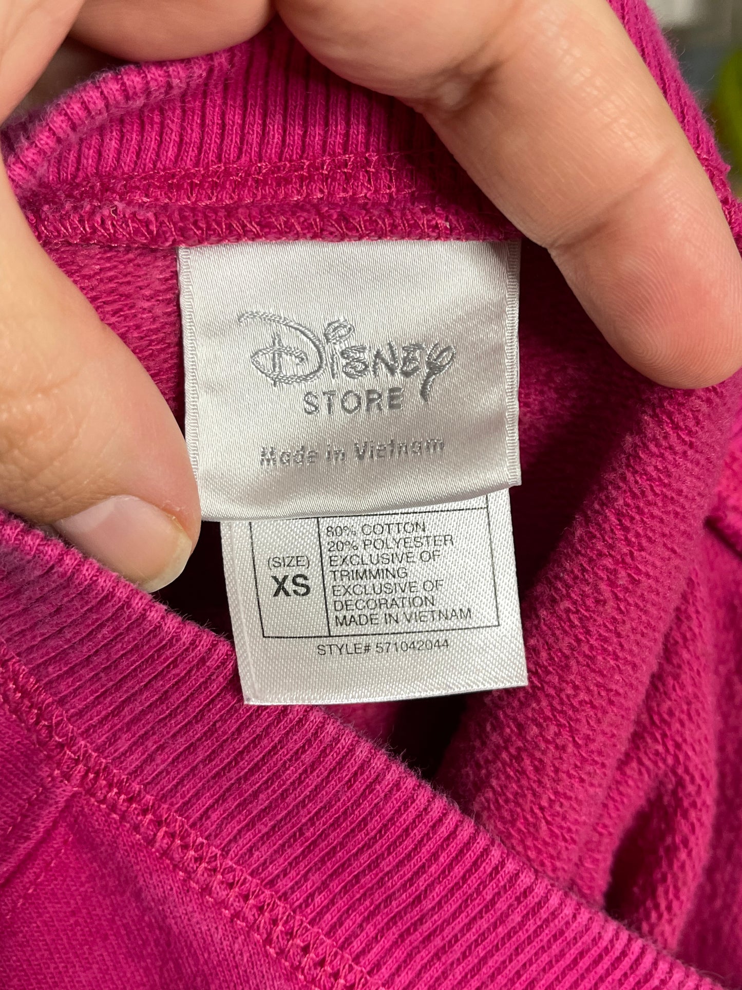 Nightmare Before Christmas Pink Graphic Sweater Sz XS