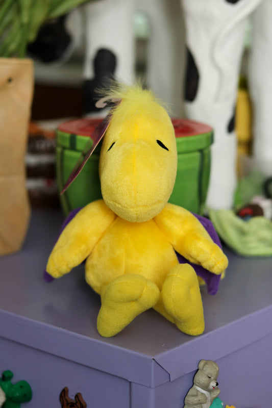 2000s Woodstock Purple Bat Wings Mini Plush