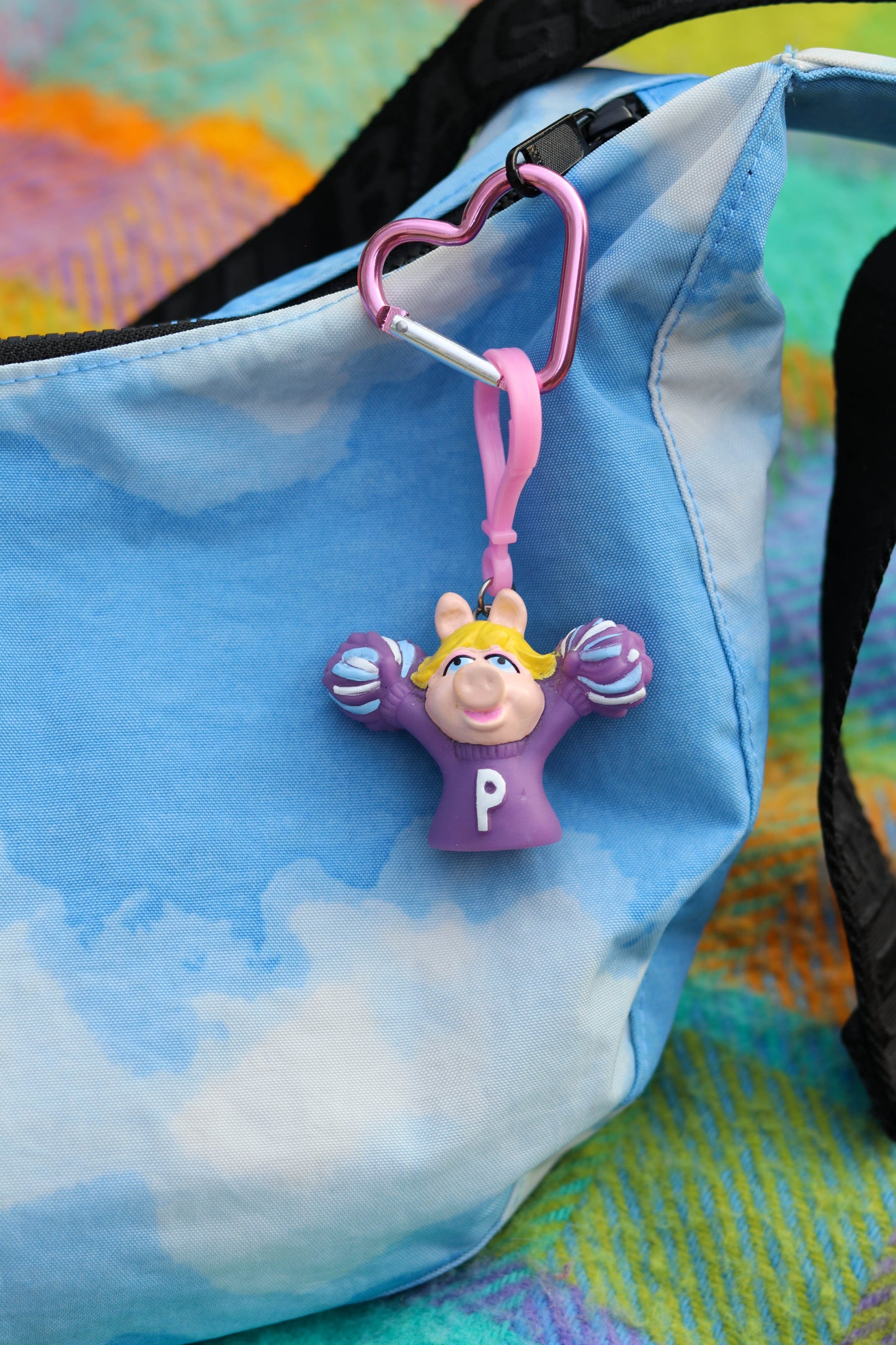 Vintage Upcycled Cartoon Toy Keychains #2