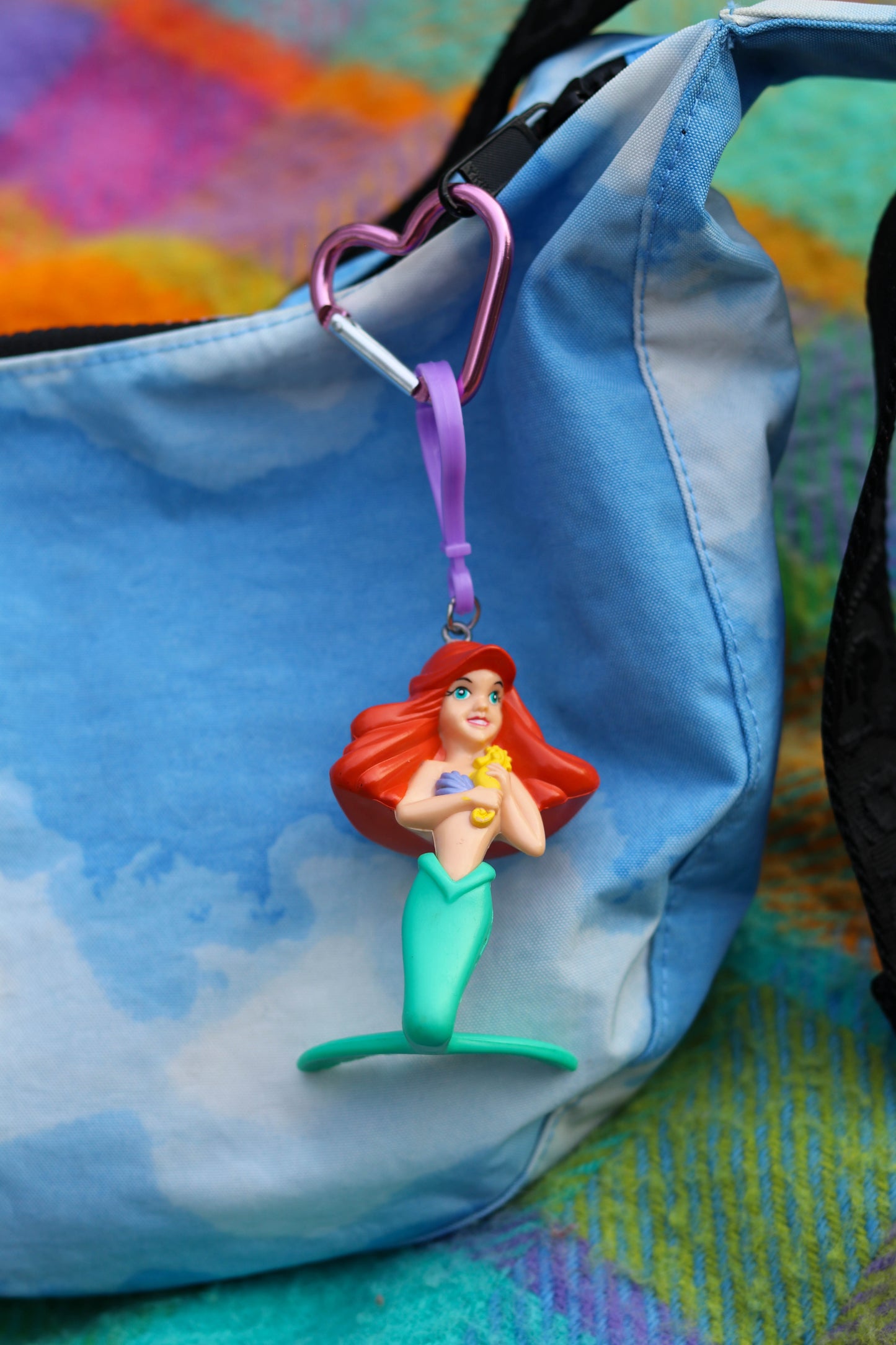 Vintage Upcycled The Little Mermaid Keychains