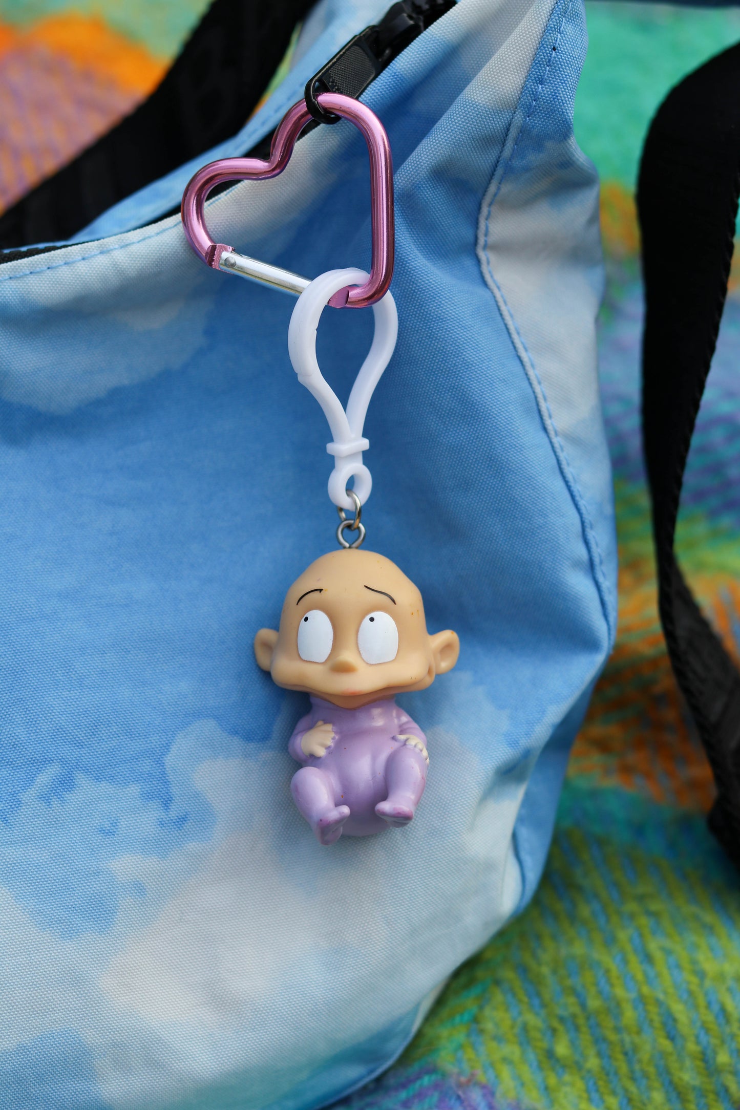 Vintage Upcycled Cartoon Toy Keychains
