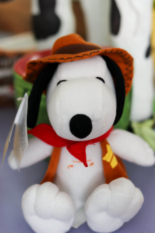 2000s Cowboy Costume Snoopy Halloween Mini Plush (A)