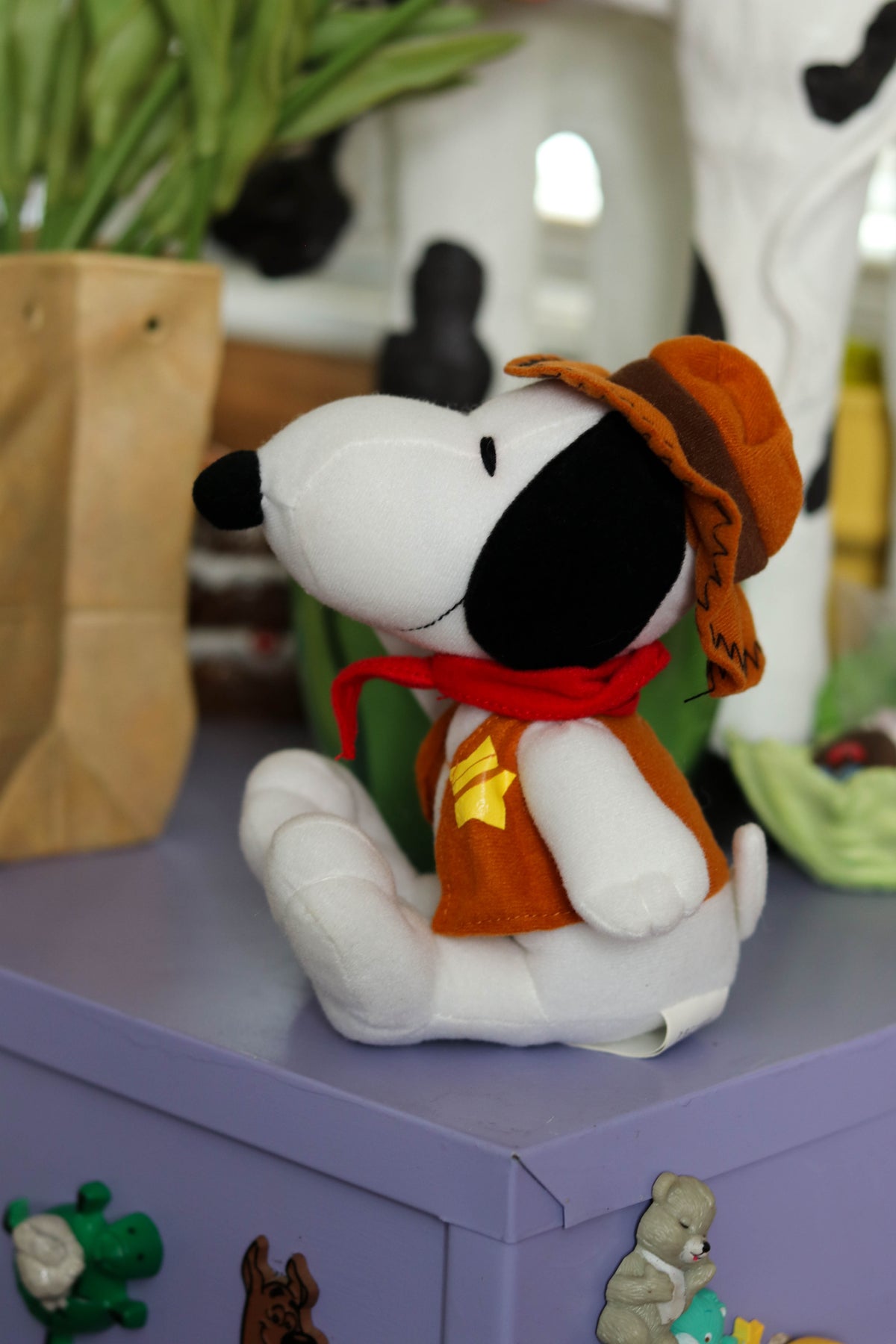 2000s Cowboy Costume Snoopy Halloween Mini Plush (A)