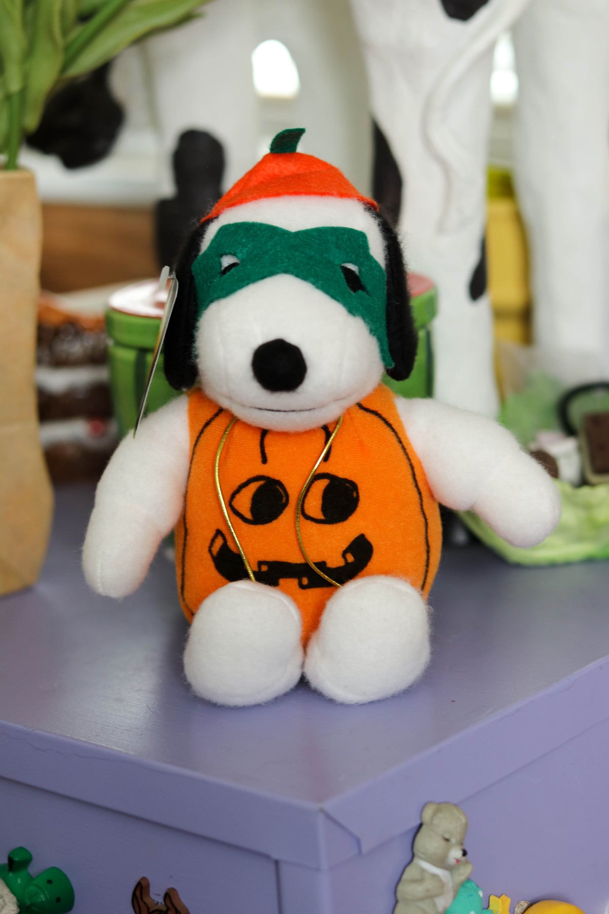2000s Masked Pumpkin Snoopy Halloween Mini Plush (B)