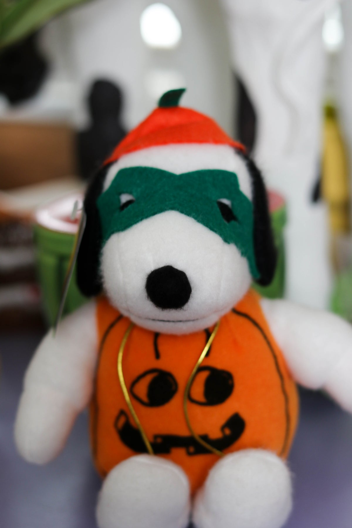2000s Masked Pumpkin Snoopy Halloween Mini Plush (B)