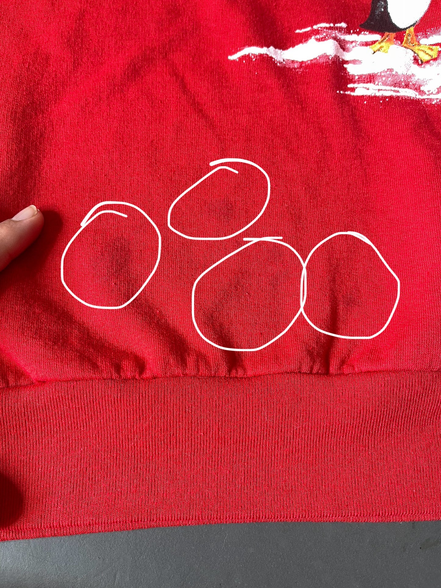 Vintage Plus Size Holiday Penguin Sweater Sz 2XL