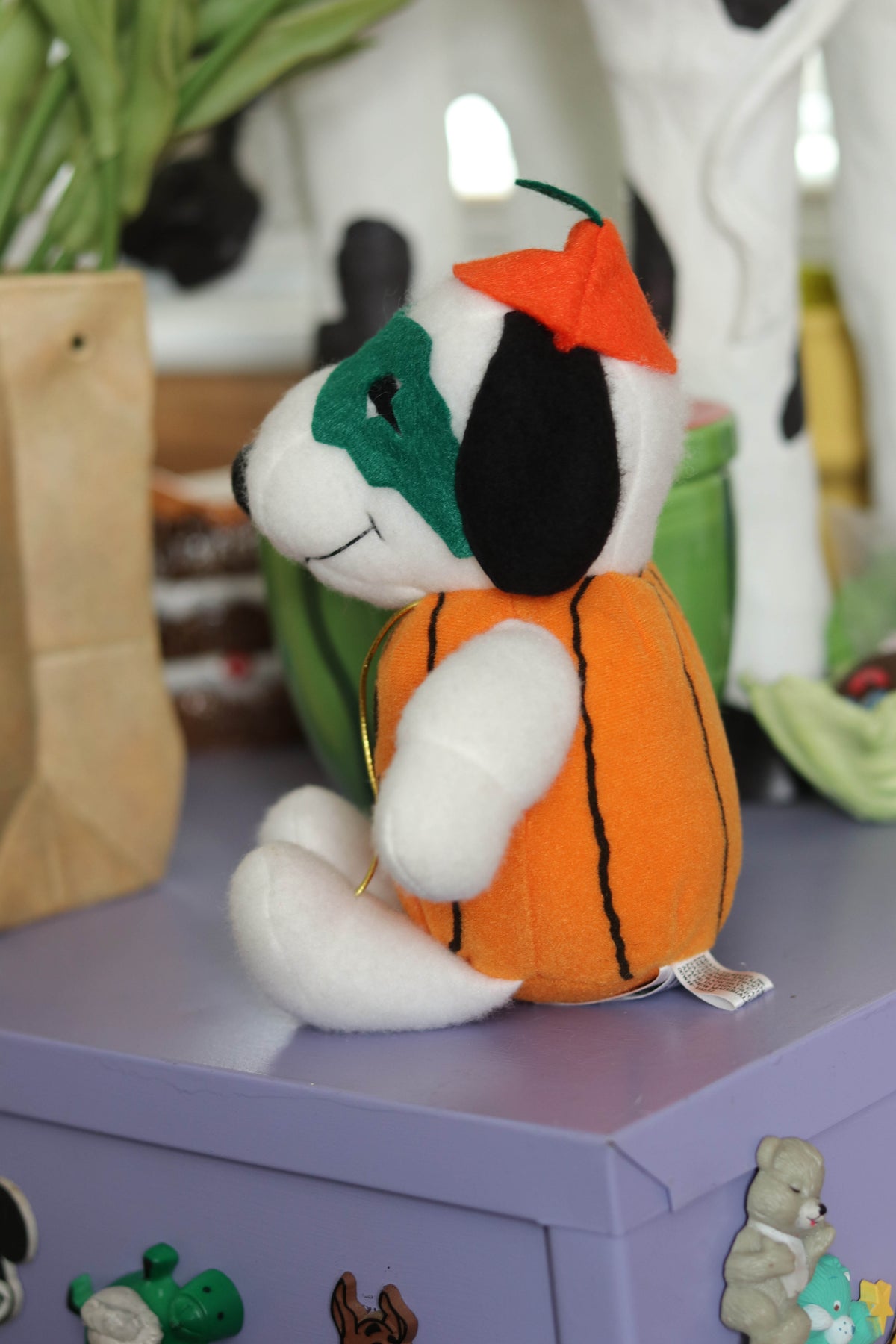 2000s Masked Pumpkin Snoopy Halloween Mini Plush (B)