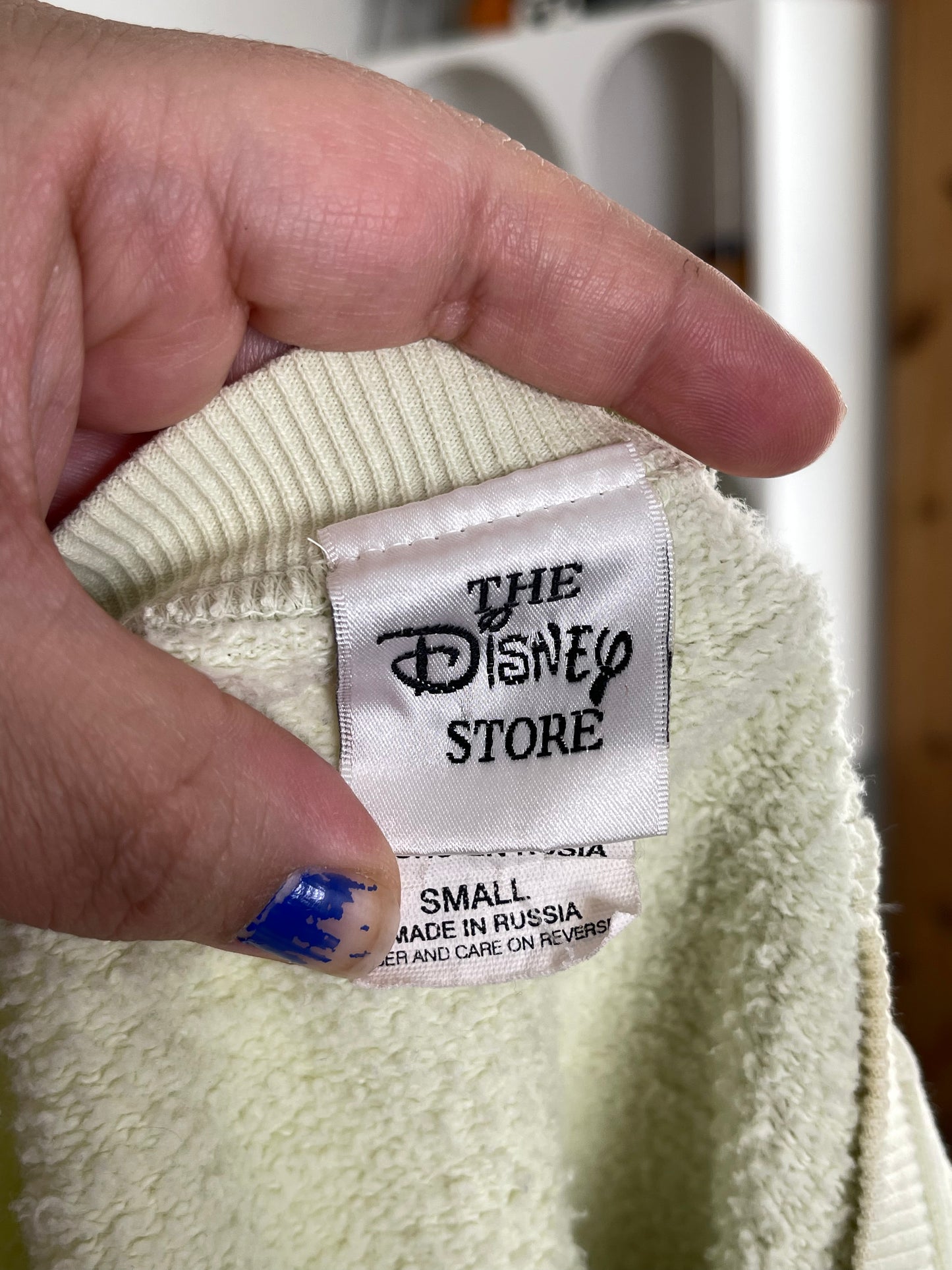 Vintage 90s Winnie The Pooh Bleached Oversized Sweater Sz S