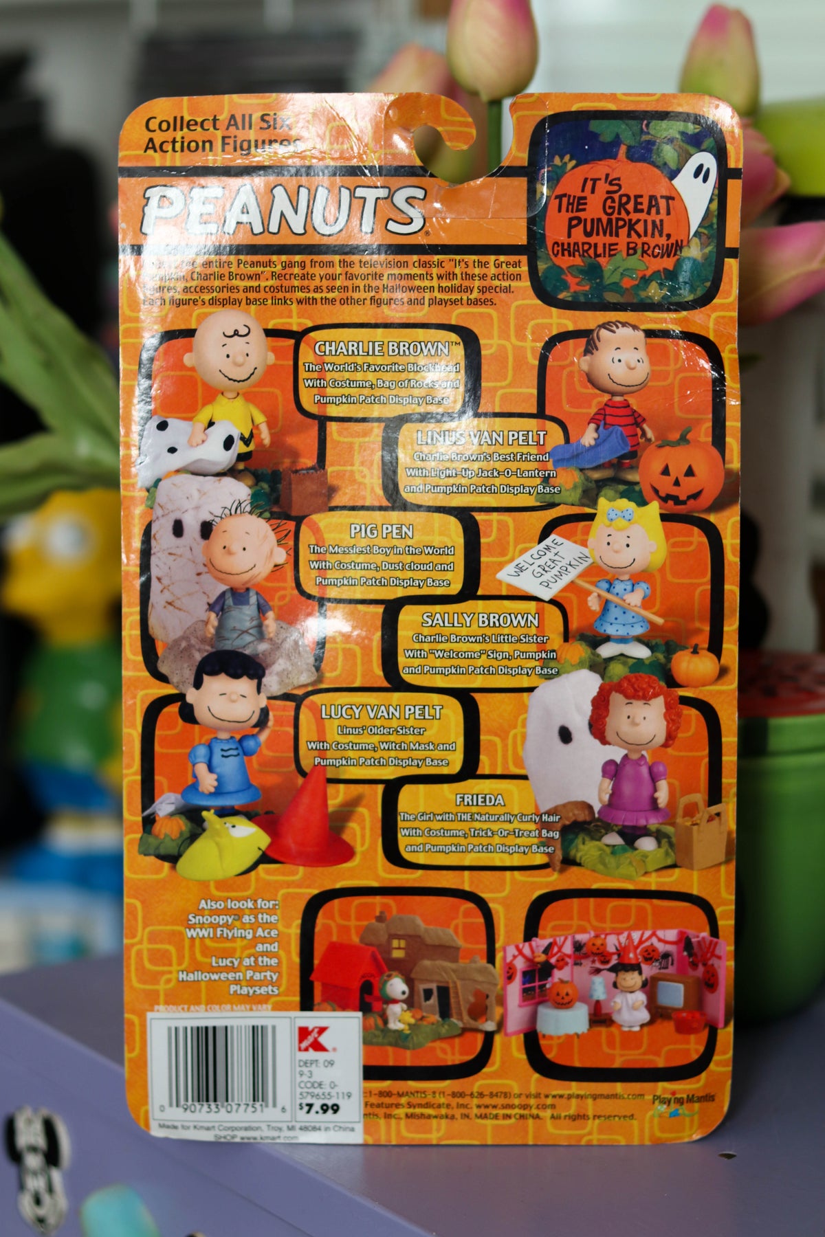 Vintage 2000s Charlie Brown Halloween Action Figure