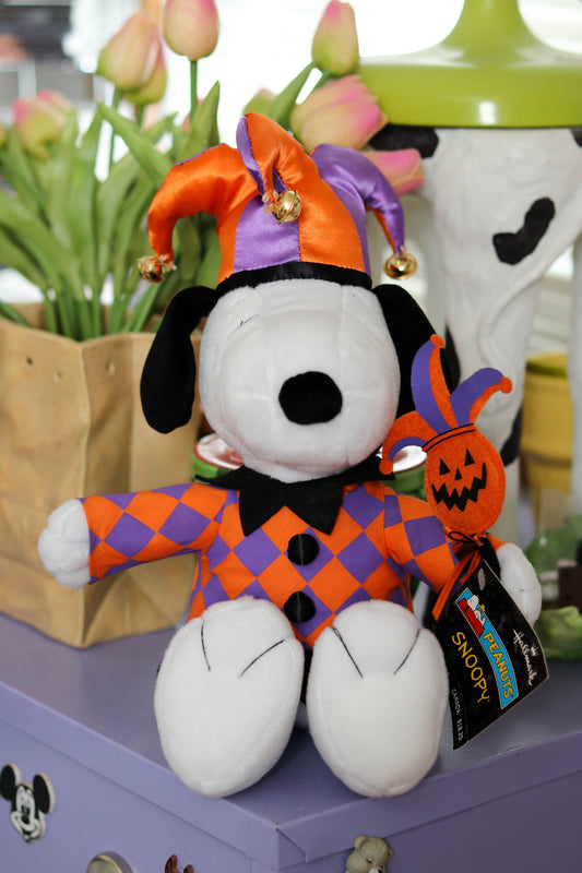 2000s Snoopy Hallmark Halloween Jester Plush