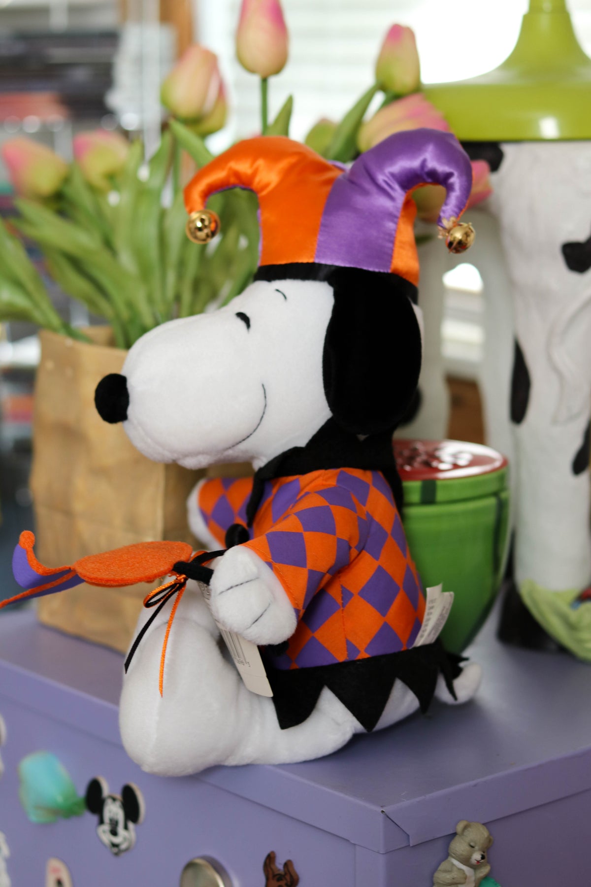 2000s Snoopy Hallmark Halloween Jester Plush