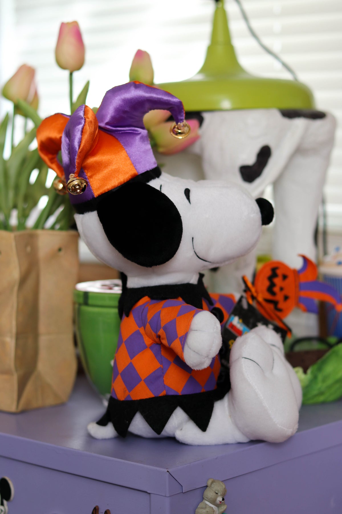 2000s Snoopy Hallmark Halloween Jester Plush