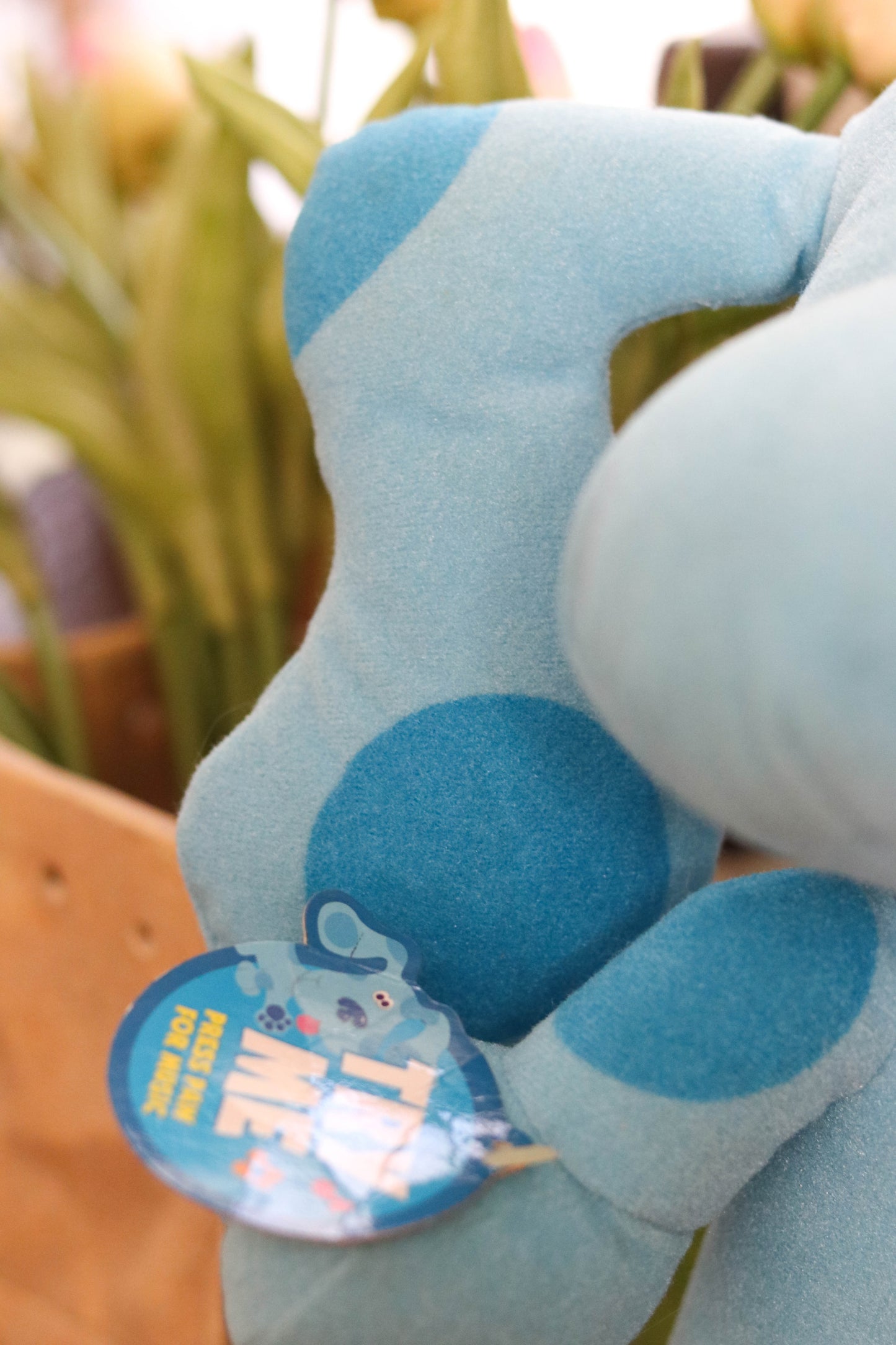 Vintage 90s Blue's Clues Sing Along Plush