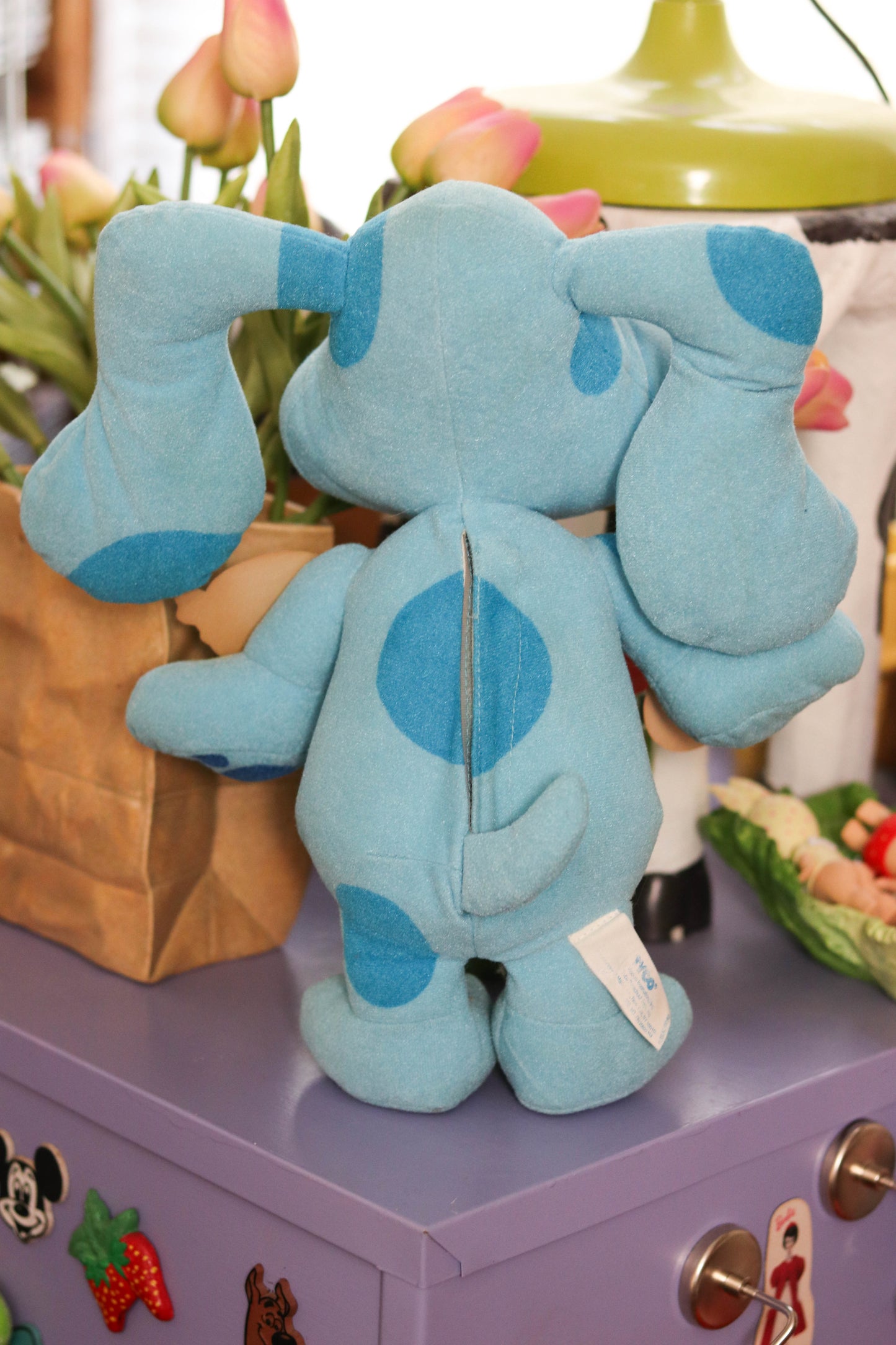 Vintage 90s Blue's Clues Sing Along Plush