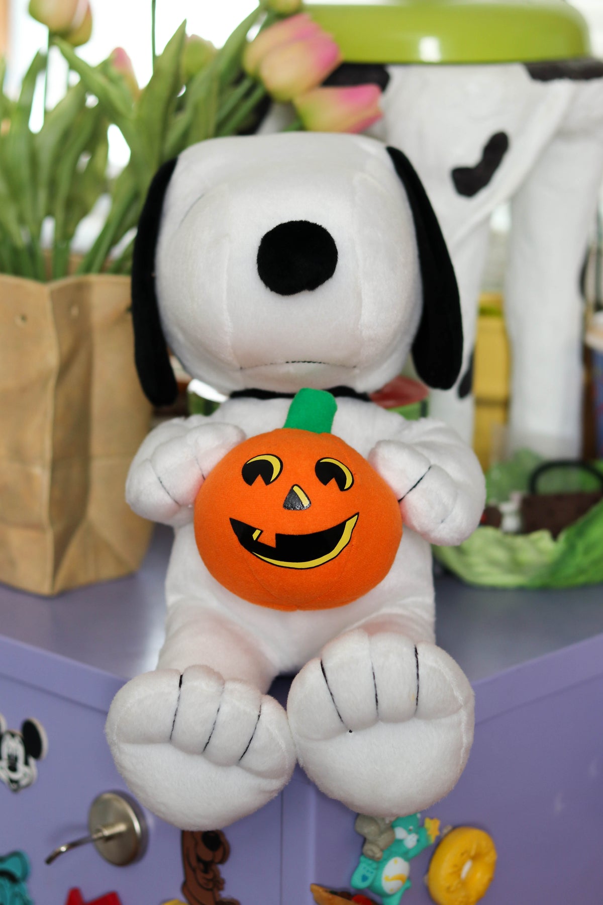 Snoopy Holding Jack-O'-Lantern Pumpkin Walmart Exclusive Plush