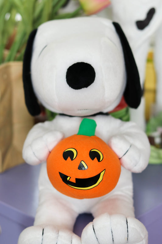 Snoopy Holding Jack-O'-Lantern Pumpkin Walmart Exclusive Plush