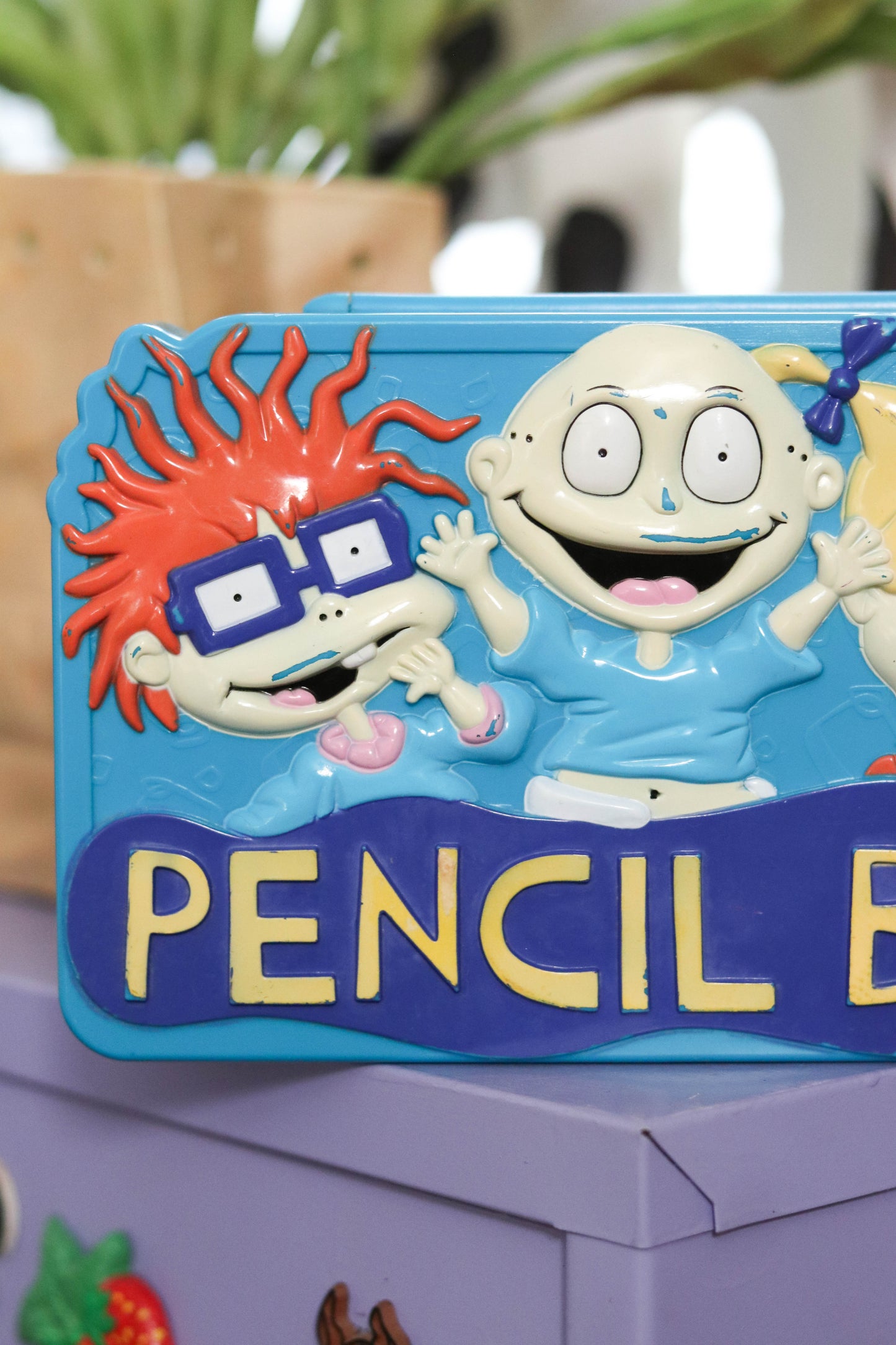 Vintage 90s 3D Rugrats Pencil Box