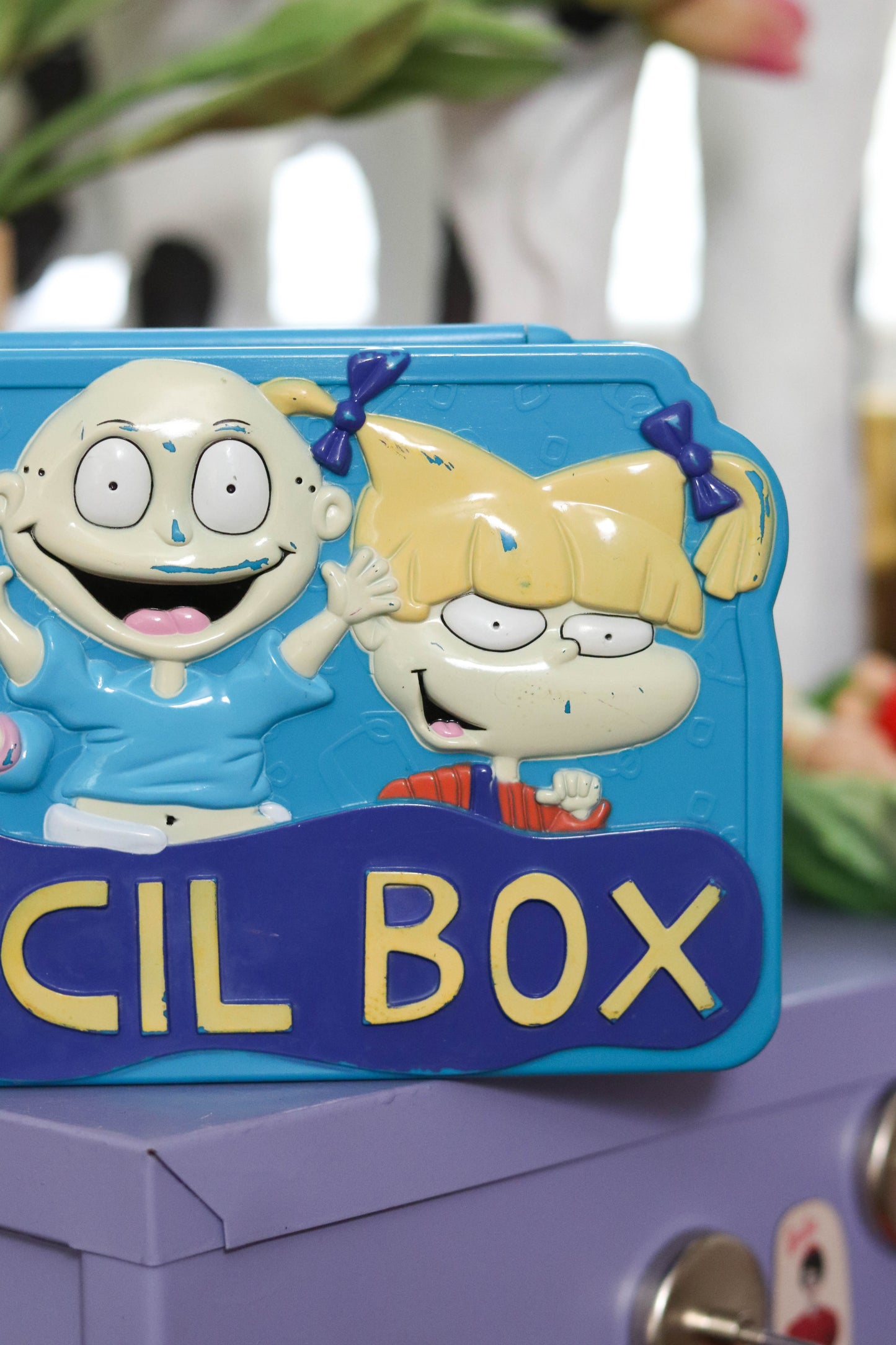 Vintage 90s 3D Rugrats Pencil Box