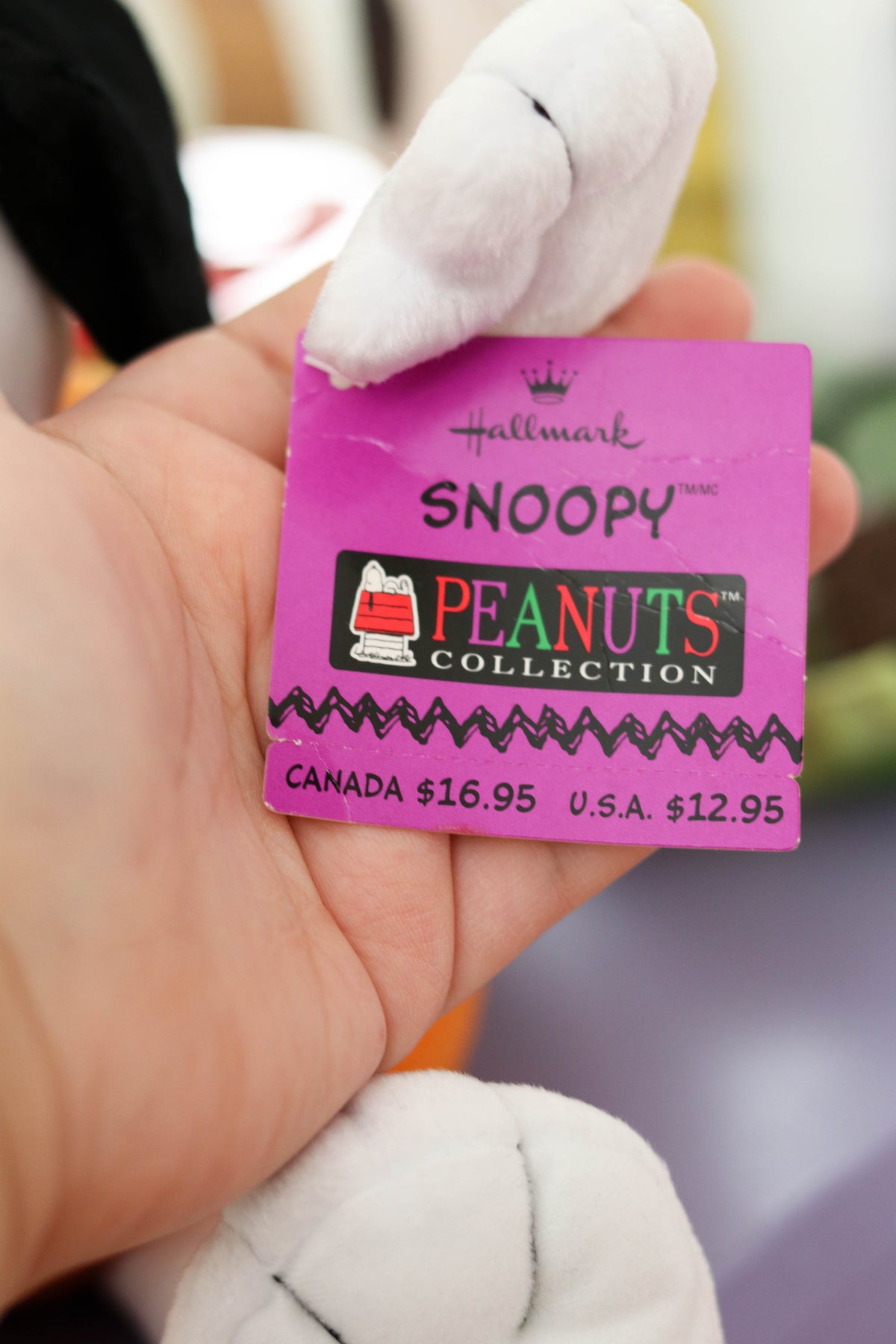 2000s Snoopy As Pumpkin Hallmark Plush