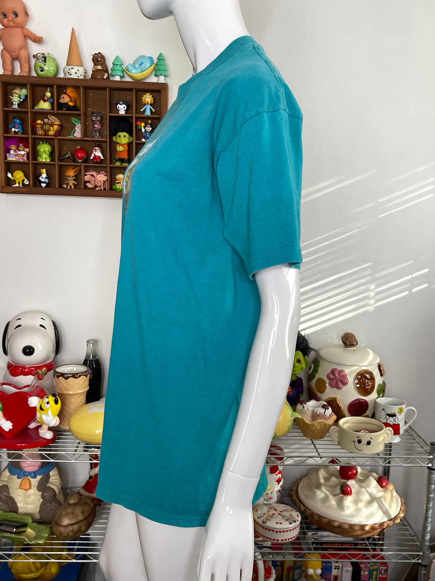 Vintage 90s Black-Eyed Susan Sunflowers Graphic Tee Sz L