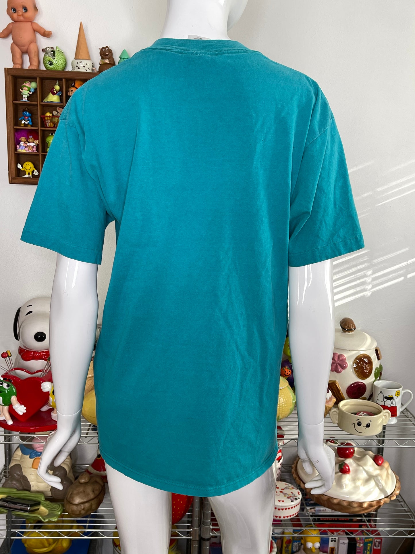 Vintage 90s Black-Eyed Susan Sunflowers Graphic Tee Sz L