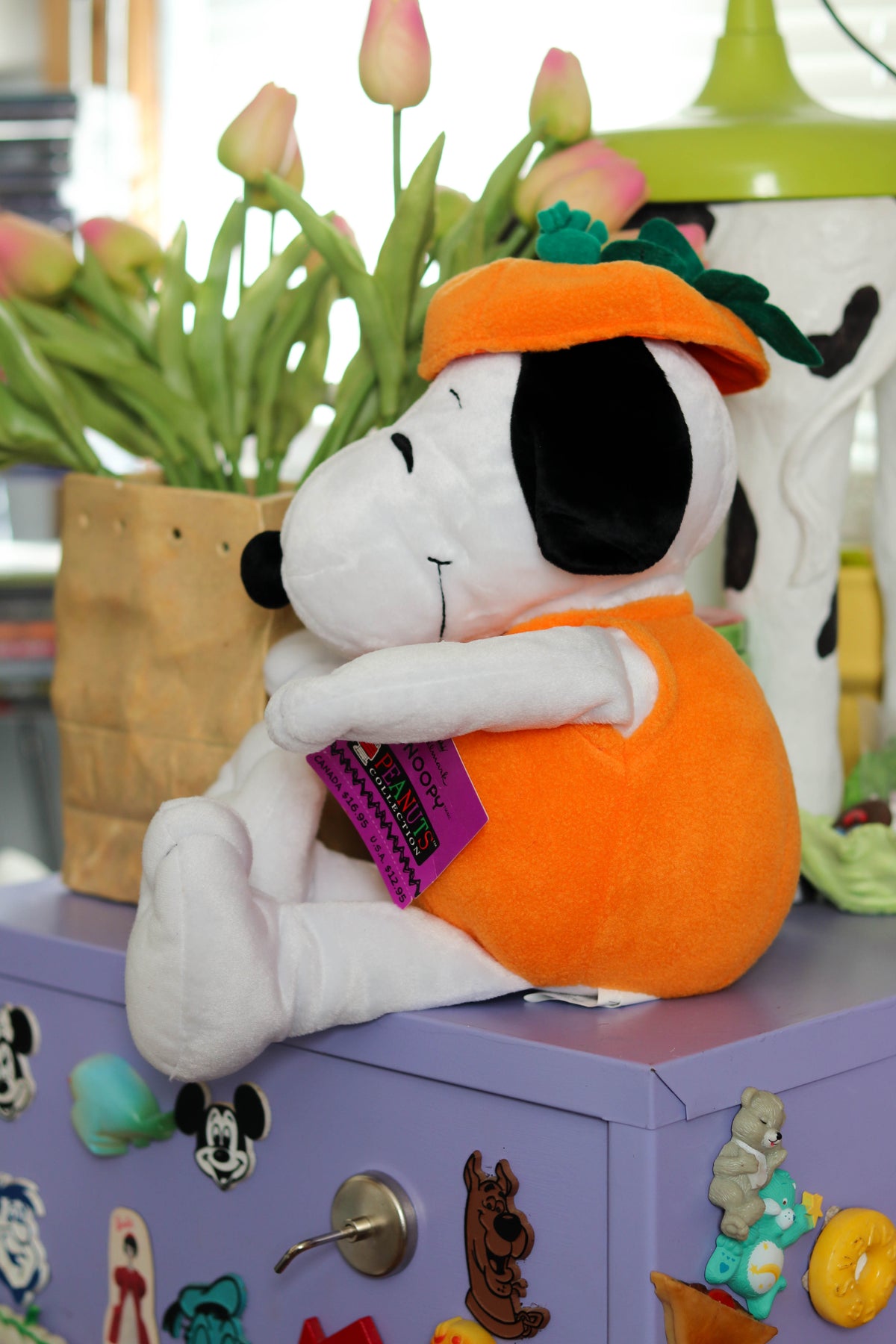 2000s Snoopy As Pumpkin Hallmark Plush