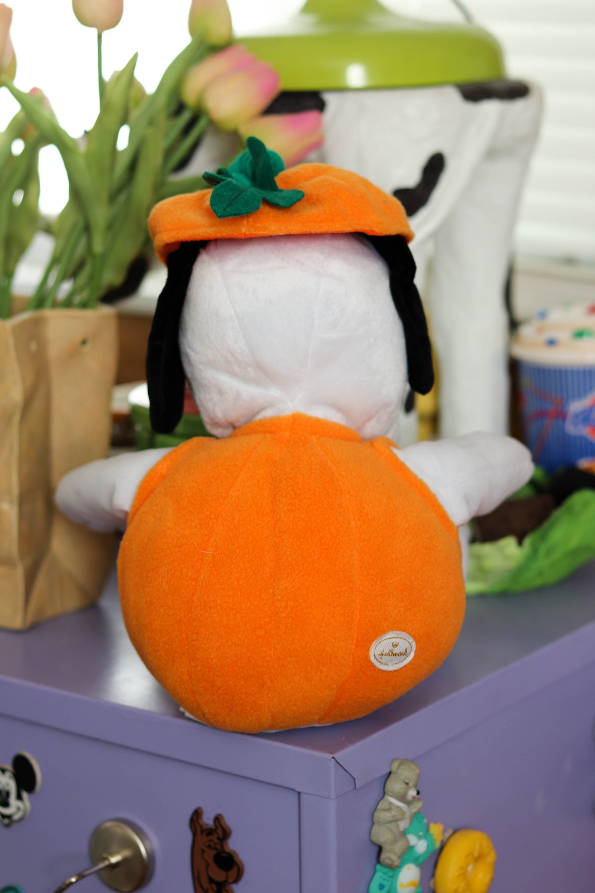 2000s Snoopy As Pumpkin Hallmark Plush