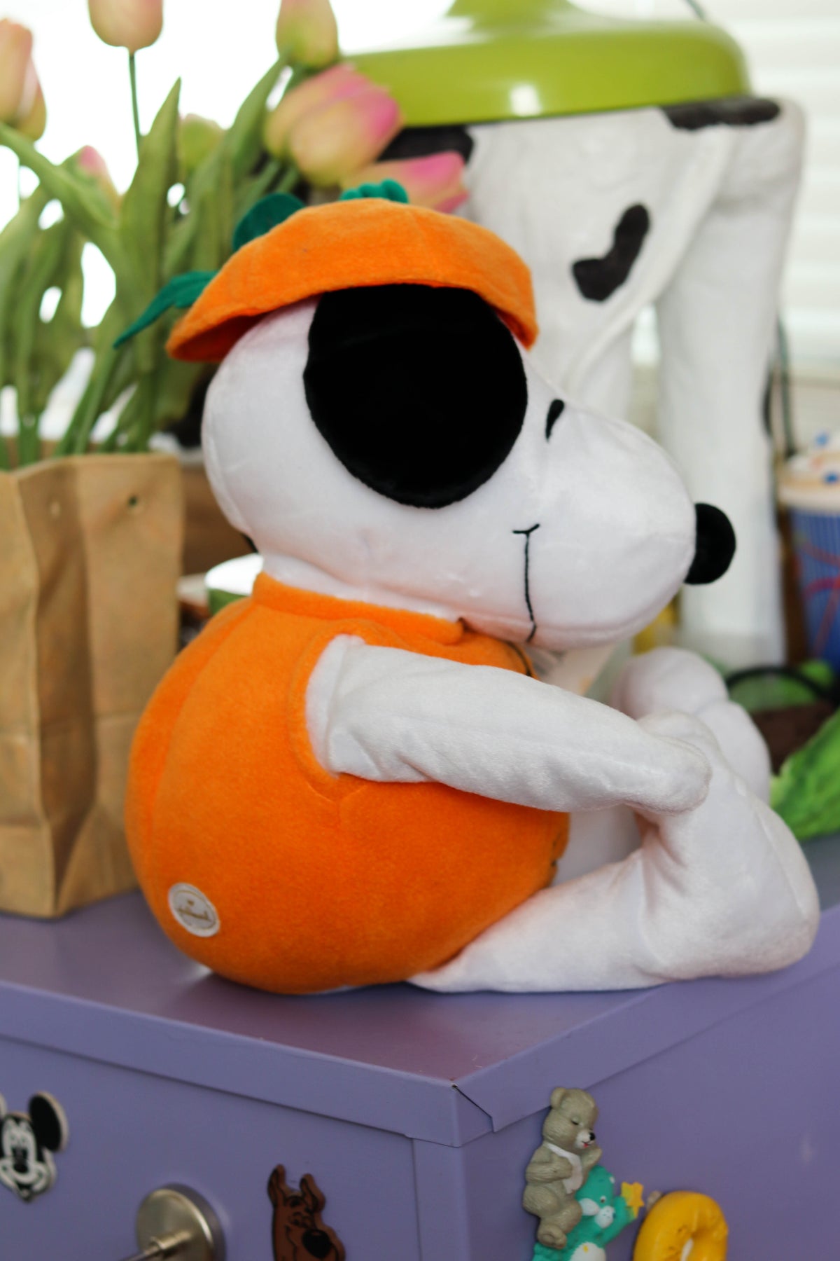 2000s Snoopy As Pumpkin Hallmark Plush
