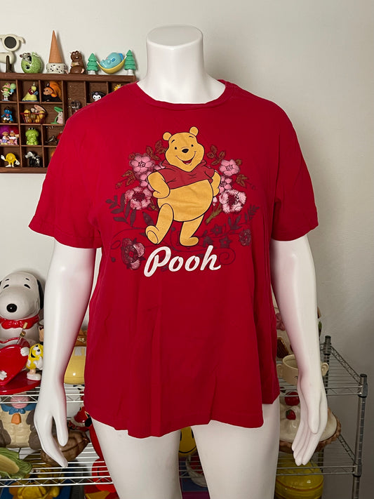 Vintage Winnie The Pooh Red Graphic Tee sz XXL