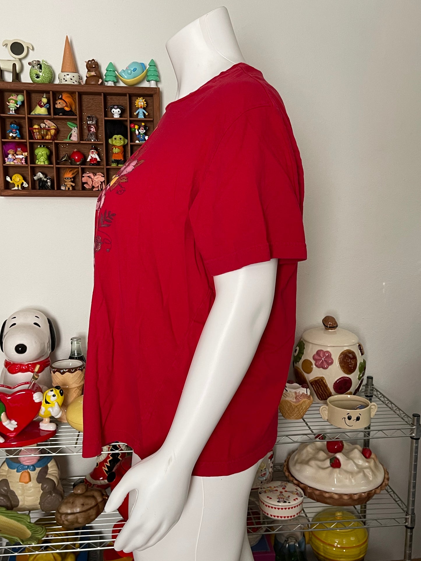 Vintage Winnie The Pooh Red Graphic Tee sz XXL