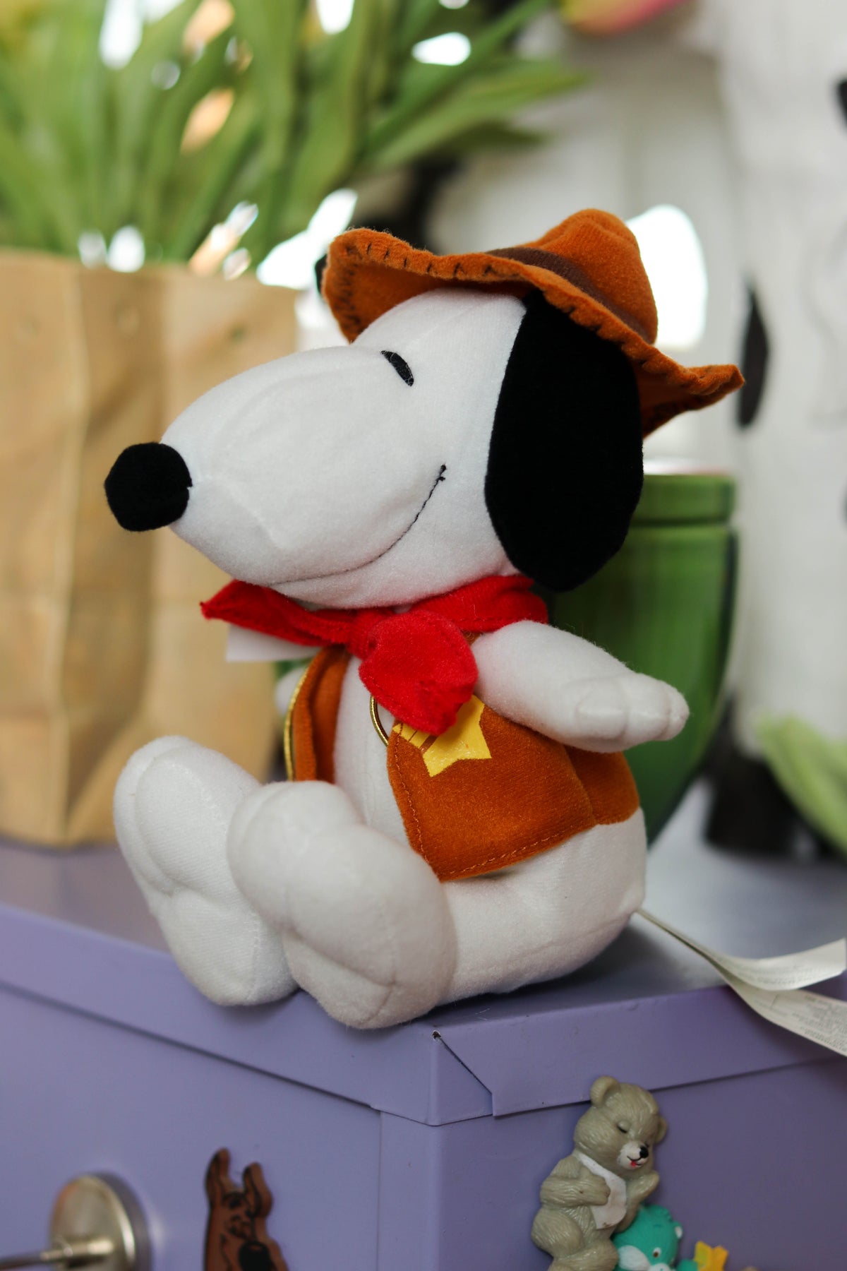 2000s Cowboy Costume Snoopy Halloween Mini Plush (B)