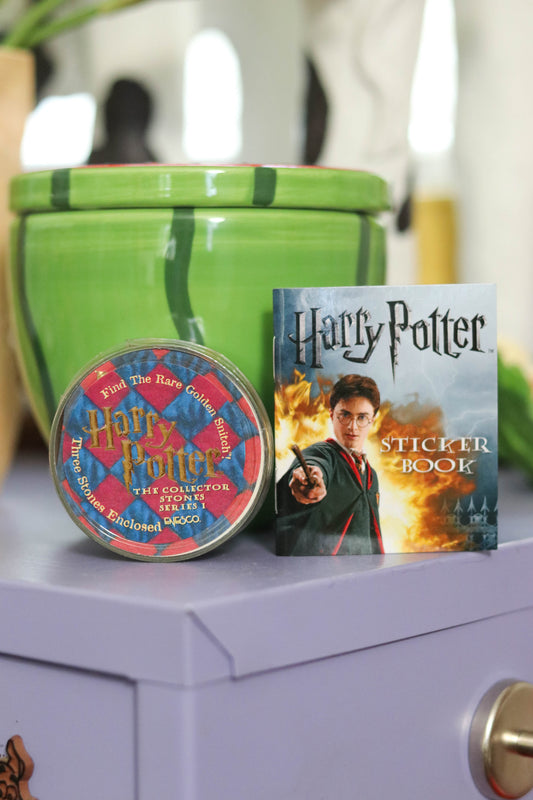 2000s Harry Potter Stone + Sticker Book Set