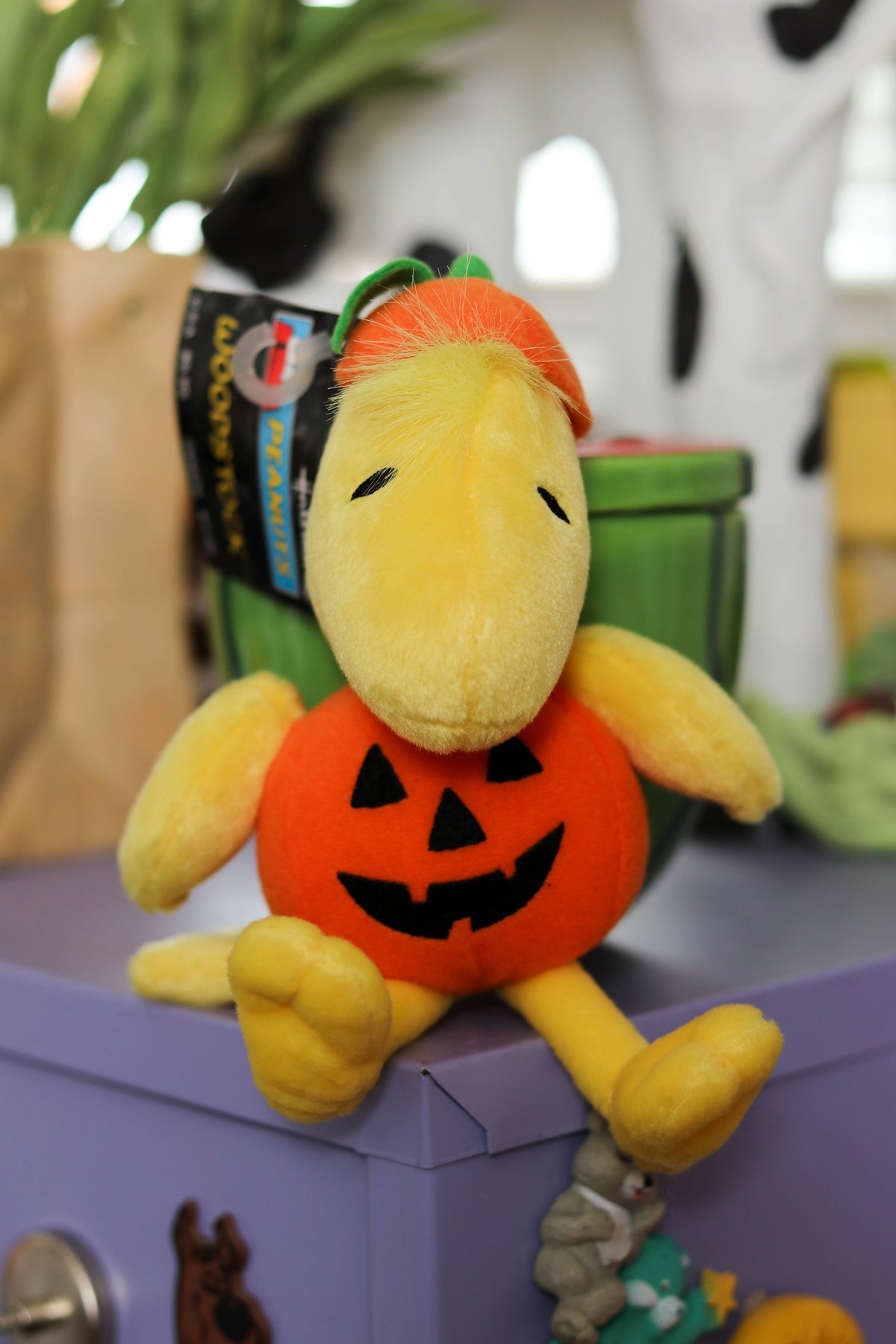 2000s Woodstock Pumpkin Jack-O'-Lantern Mini Plush
