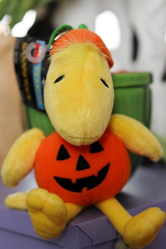 2000s Woodstock Pumpkin Jack-O'-Lantern Mini Plush