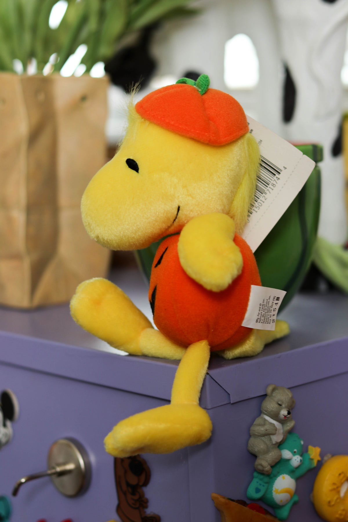 2000s Woodstock Pumpkin Jack-O'-Lantern Mini Plush