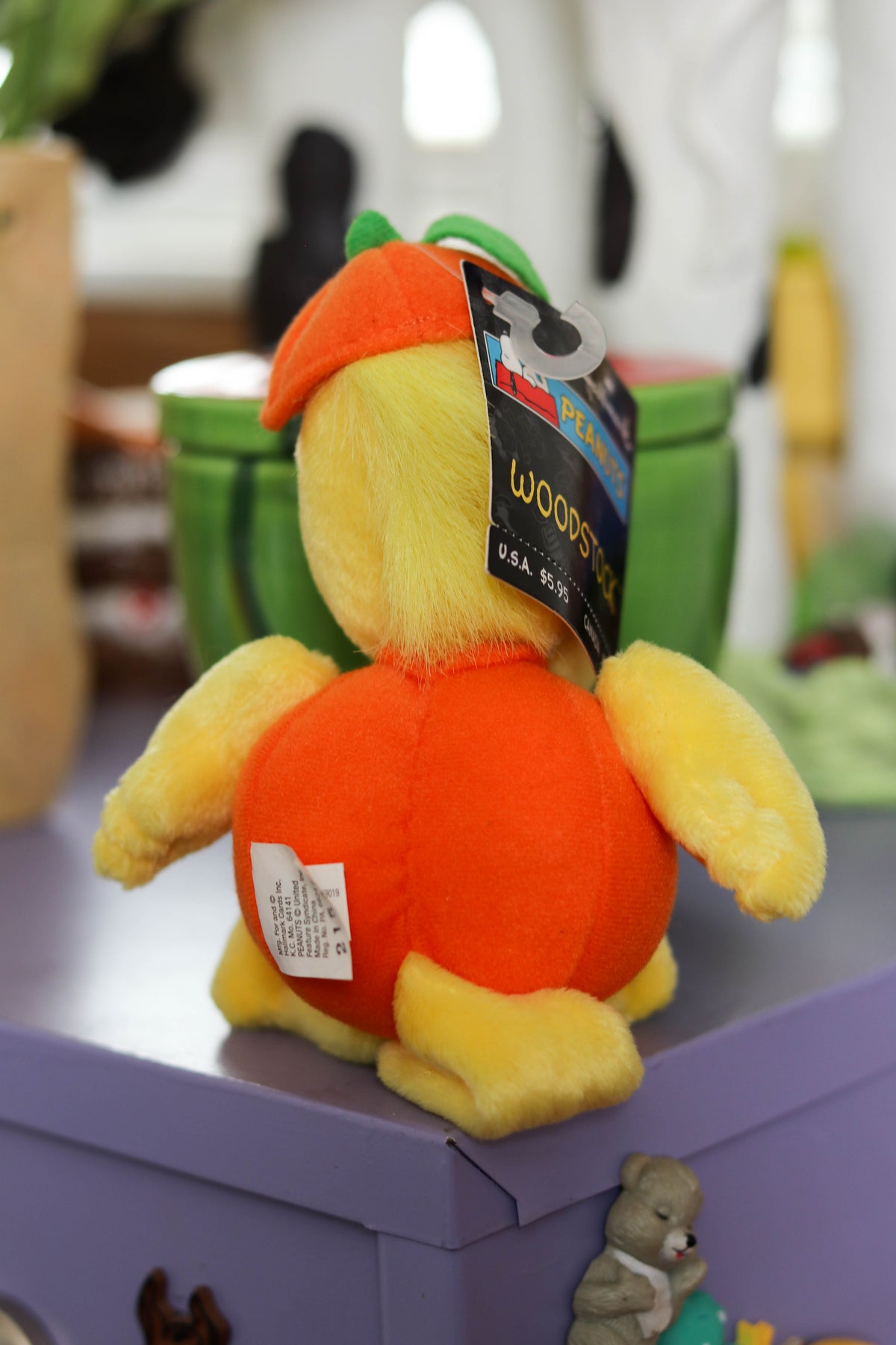2000s Woodstock Pumpkin Jack-O'-Lantern Mini Plush