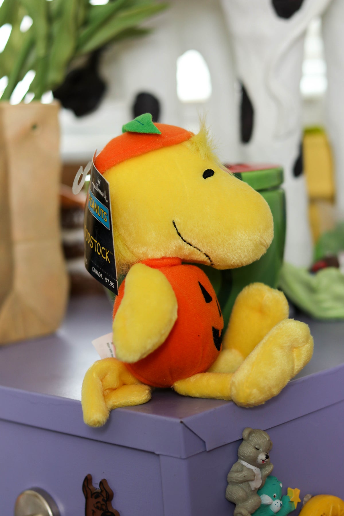 2000s Woodstock Pumpkin Jack-O'-Lantern Mini Plush