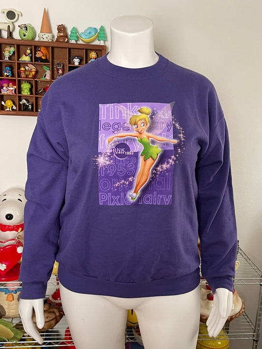 2000s Tinkerbell crewneck sweater sz L