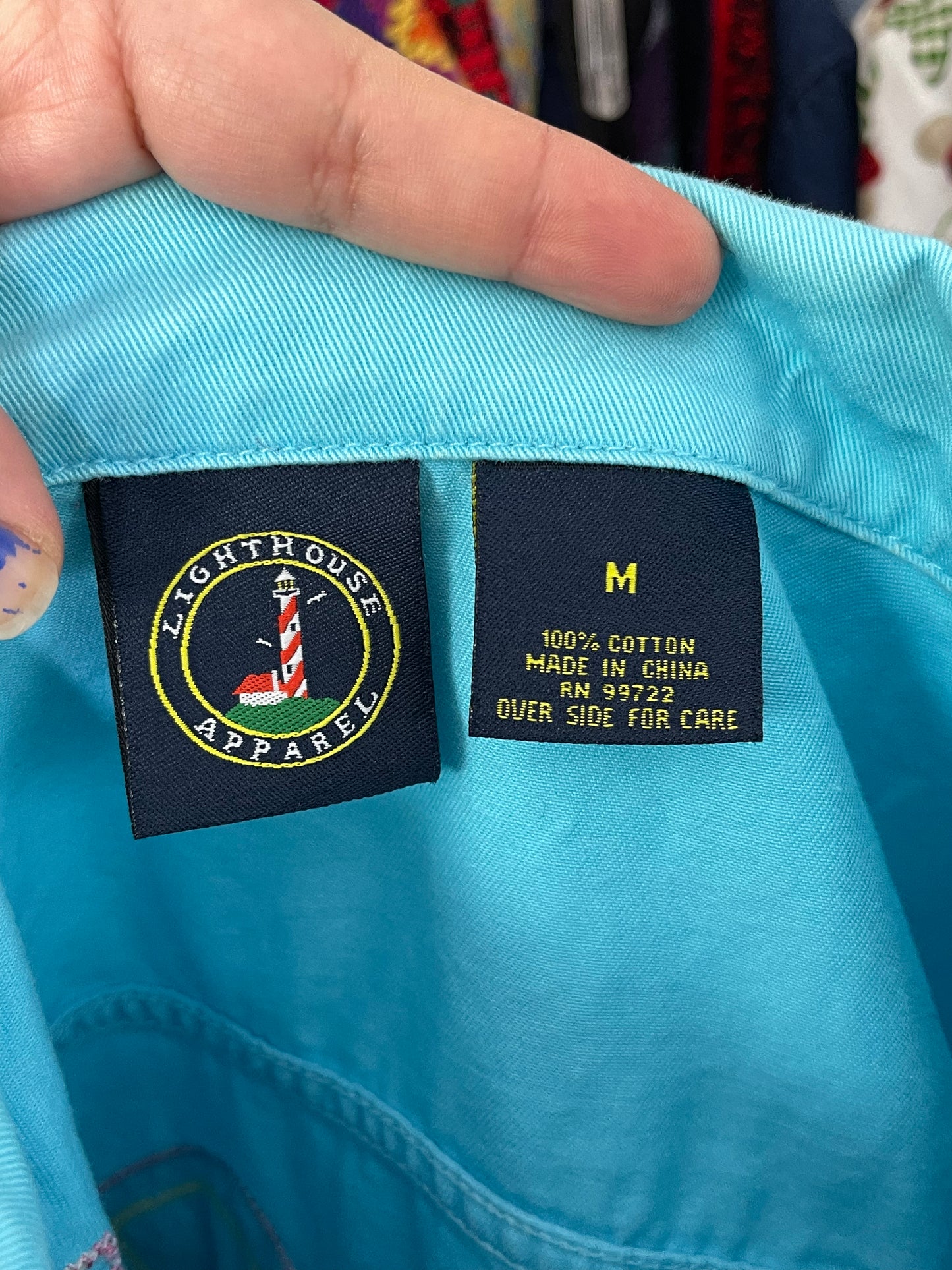 2000s Floral Polka Dot Funky Light Weight Jacket Sz M