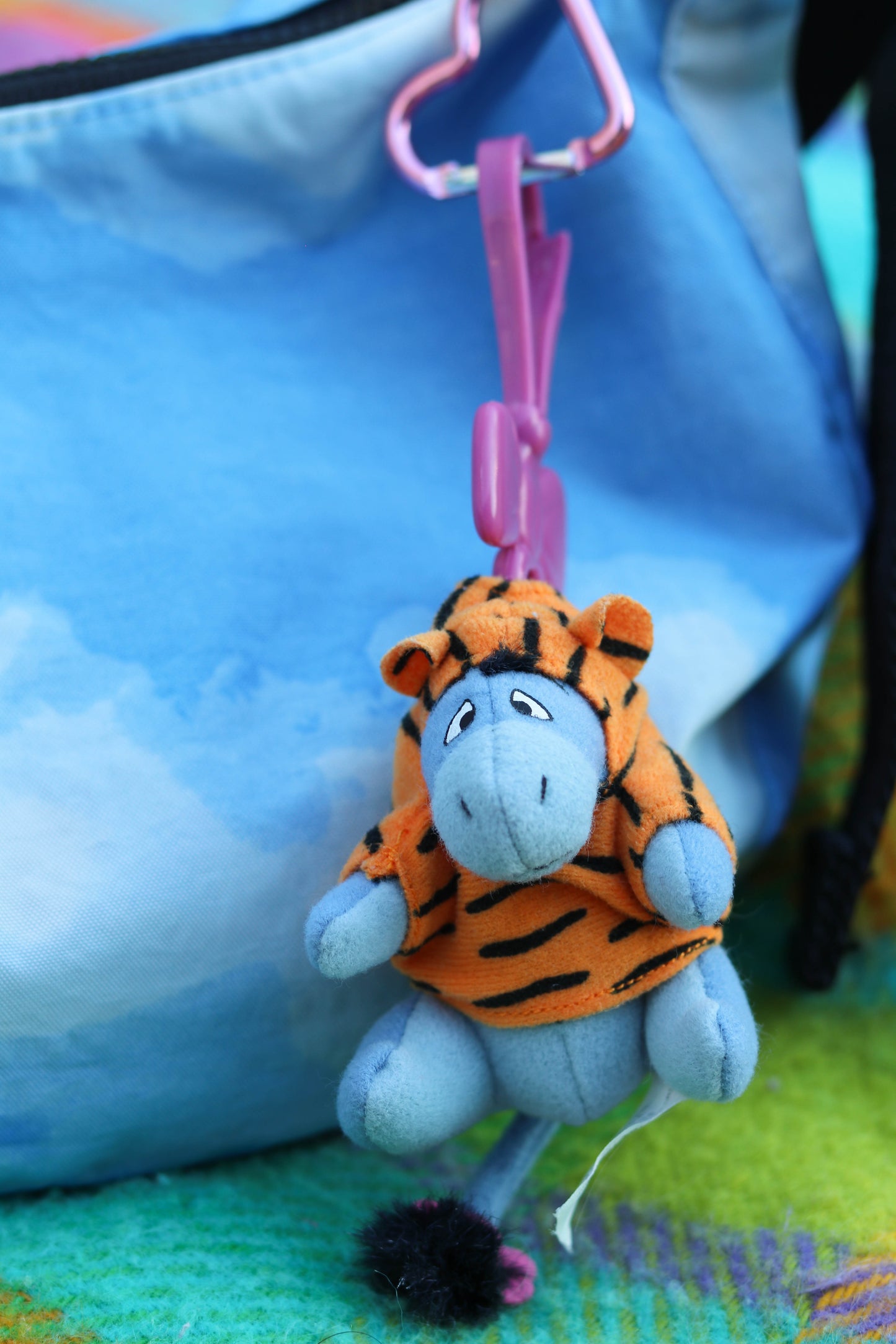 Vintage 2000s Eeyore The Tigger Movie Plush Keychain