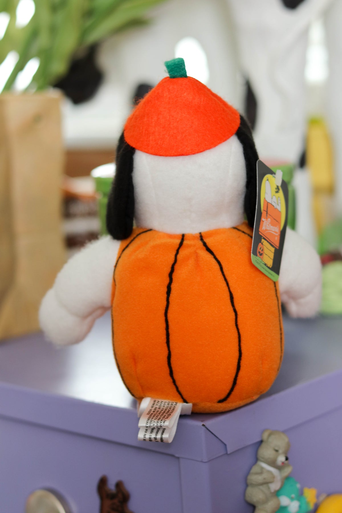 2000s Masked Pumpkin Snoopy Halloween Mini Plush (A)