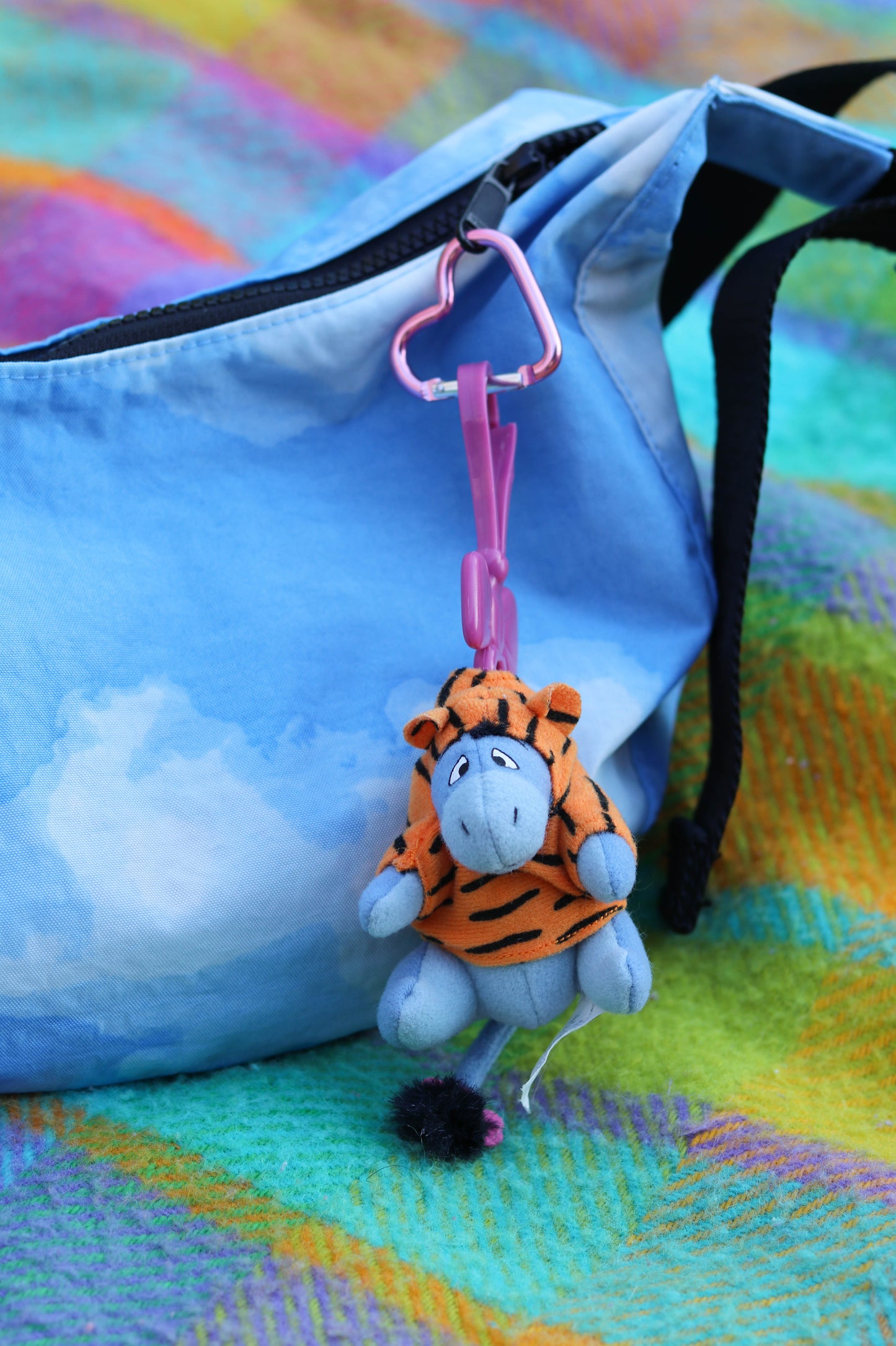 Vintage 2000s Eeyore The Tigger Movie Plush Keychain