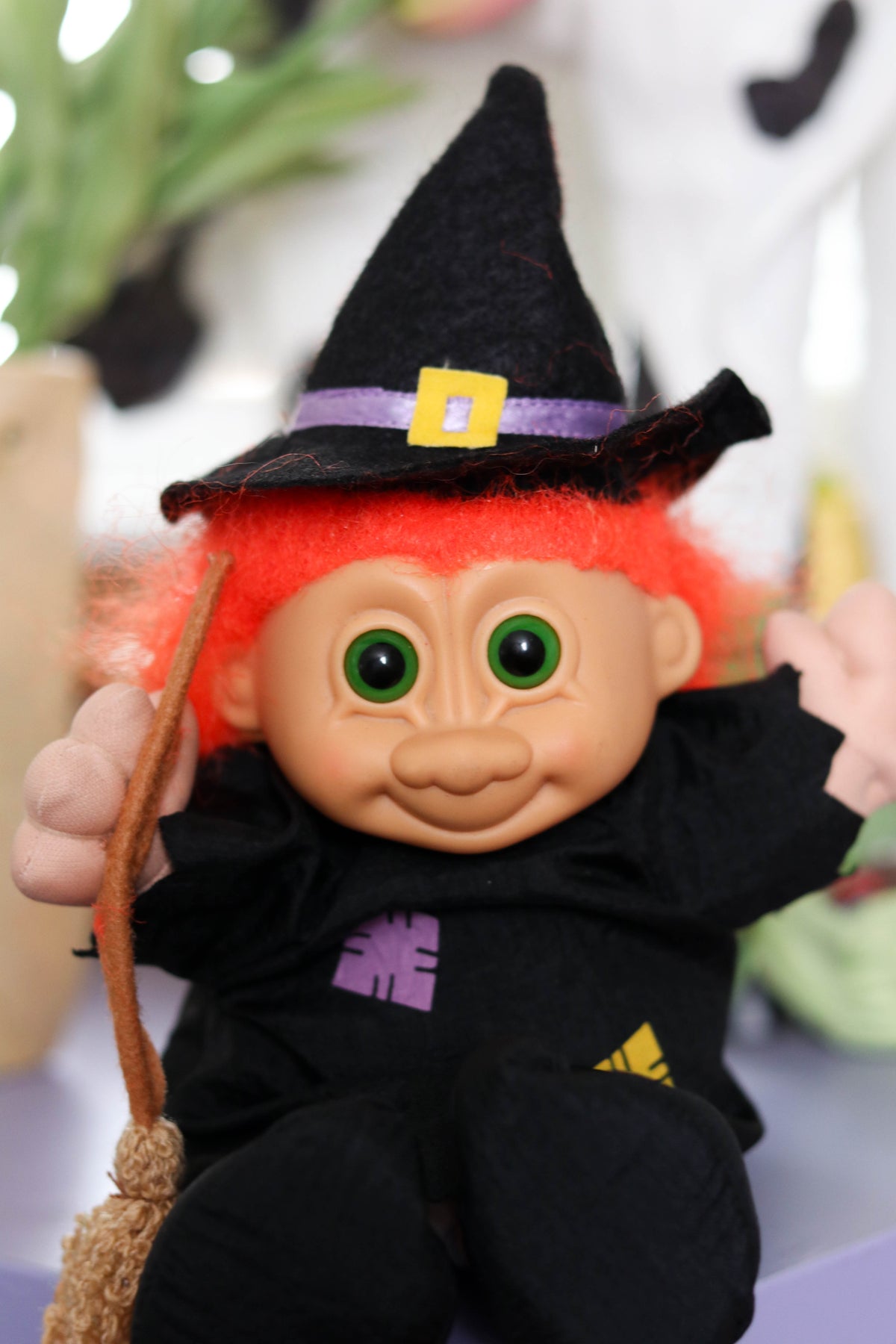 Vintage Halloween Witch Wee Troll Kidz