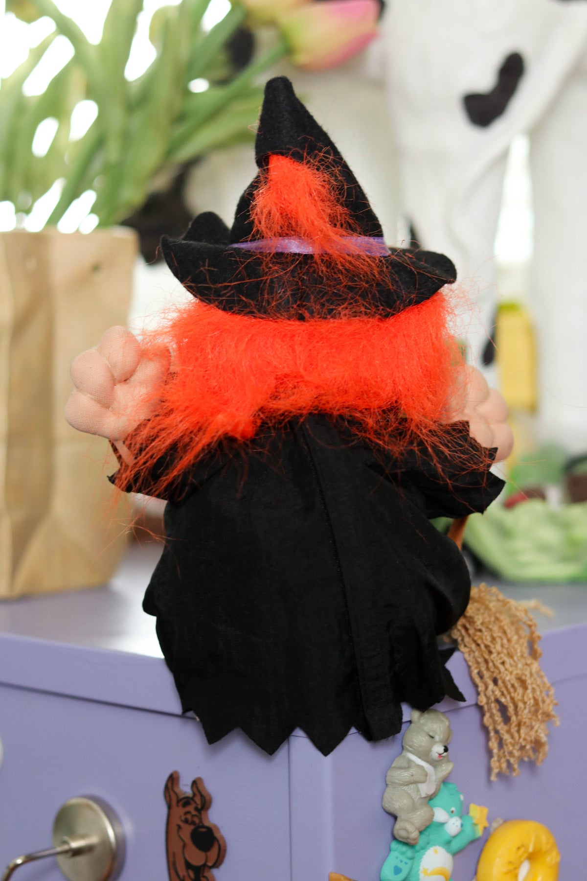 Vintage Halloween Witch Wee Troll Kidz