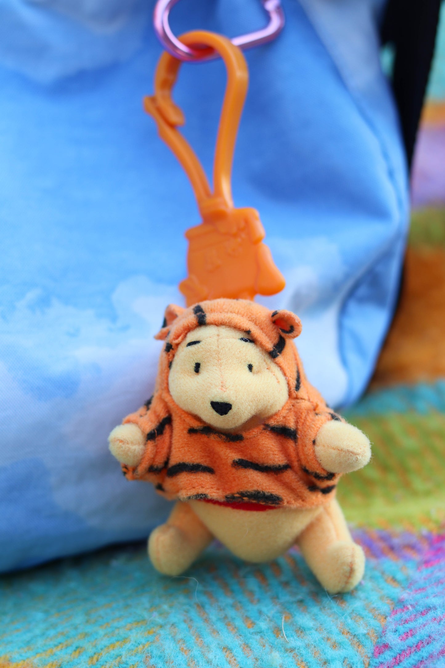 Vintage 2000s Pooh The Tigger Movie Plush Keychain