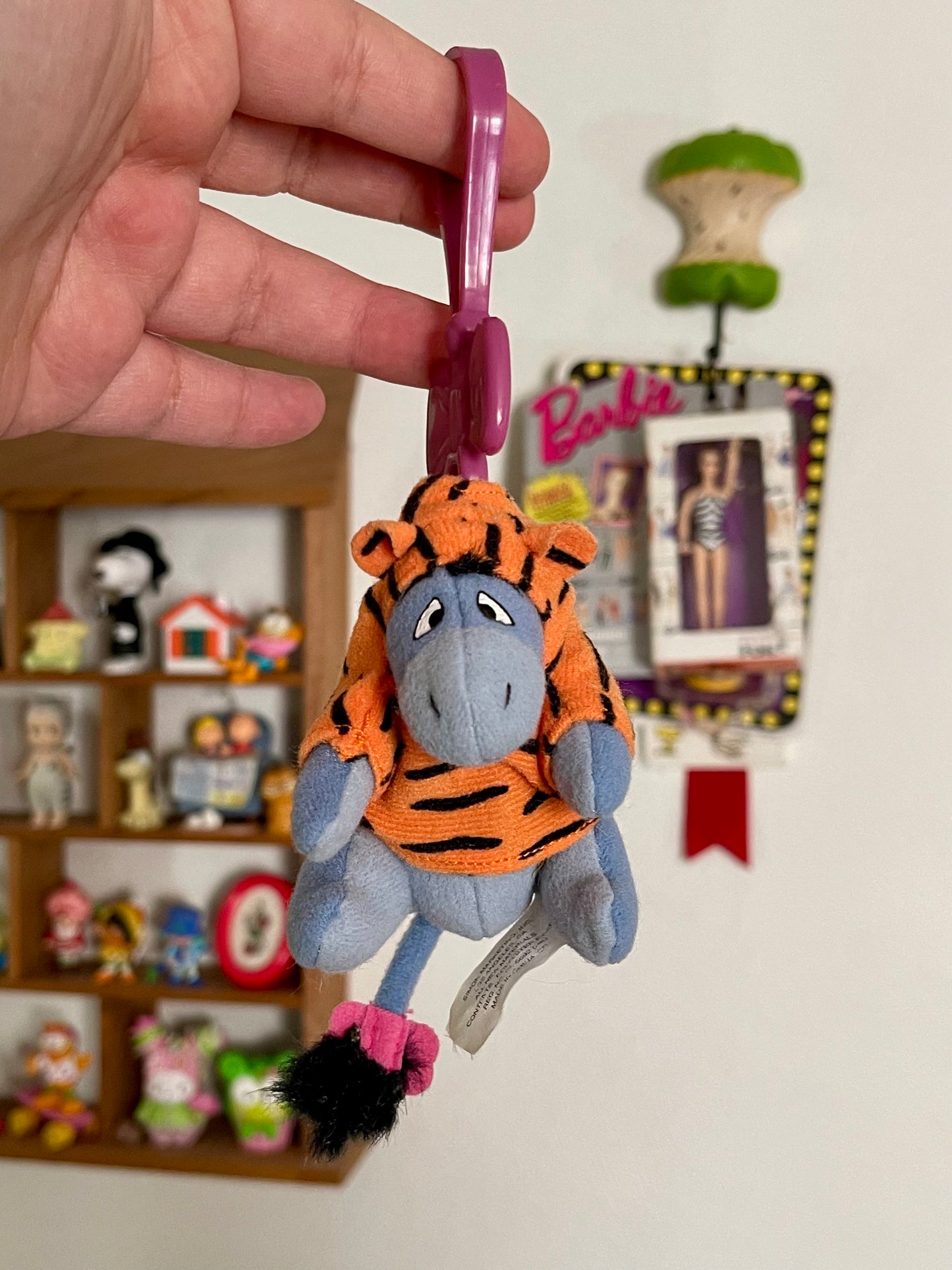 Vintage 2000s Eeyore The Tigger Movie Plush Keychain